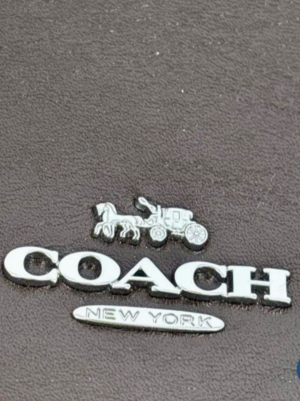 COACH Carmen Mini Signature Jacquard in Oak/Maple - Picture 5 of 8